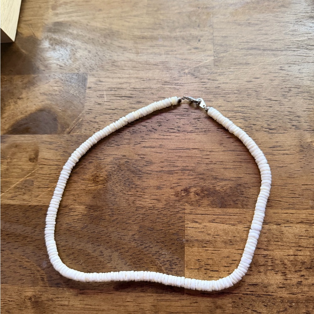 Beaded Necklace in Cream